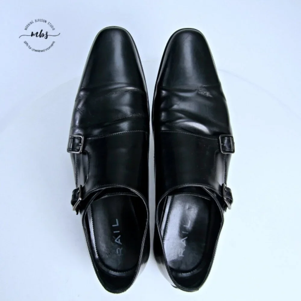 The‎ Rail Leather Cap Toe Derbys Black Men 11.5